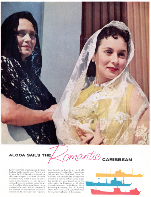 Alcoa Steamship Company. Holiday magazine, May 1958.
