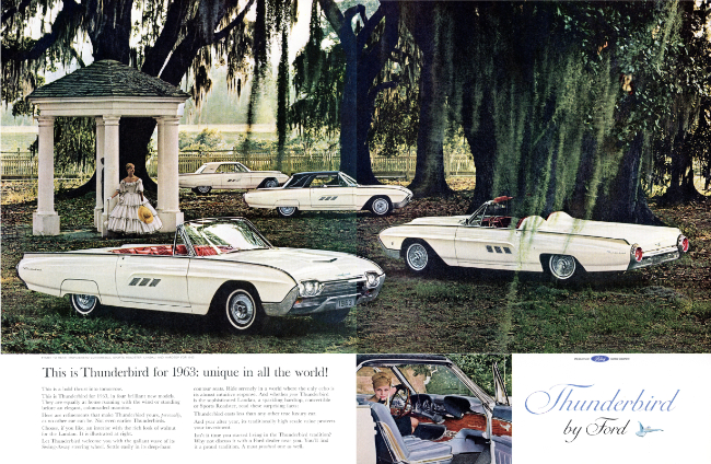Thunderbird. Holiday magazine, November 1962.