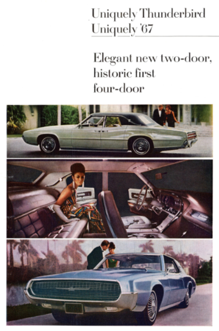 Thunderbird. Holiday magazine, November 1966.