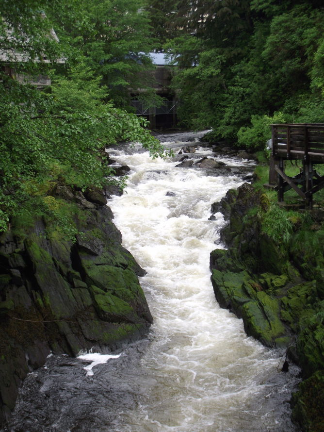 Ketchikan Creek at Ketchikan, Alaska