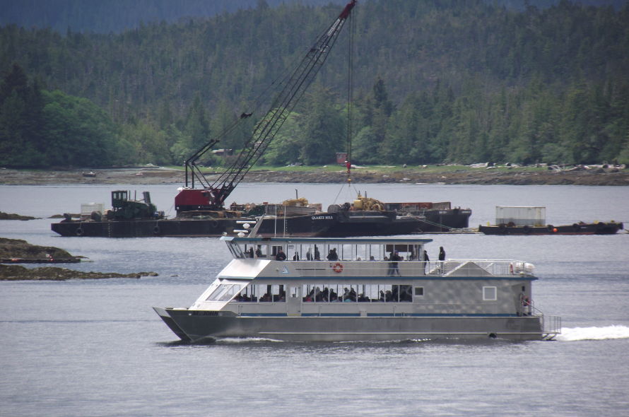 Boat tour leaving Ketchikan, Alaska