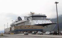 Cruise ship at Seward, Alaska