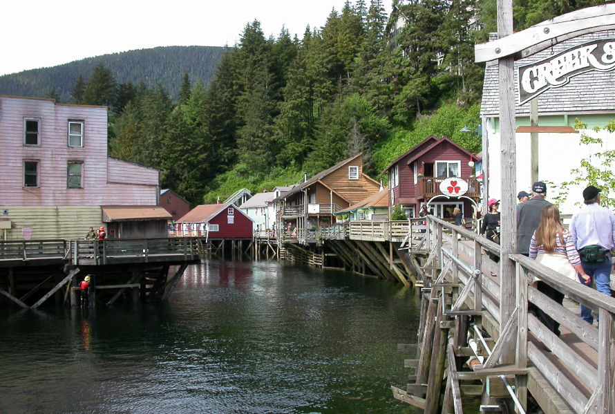 Creek Street at Ketchikan, Alaska