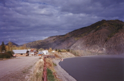 The Yukon River at Eagle, Alaska