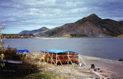 The Yukon River at Eagle, Alaska