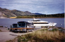 The Yukon River at Eagle, Alaska