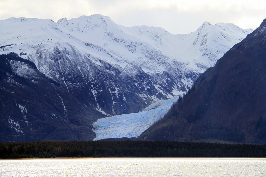 The Davidson Glacier near Haines, Alaska