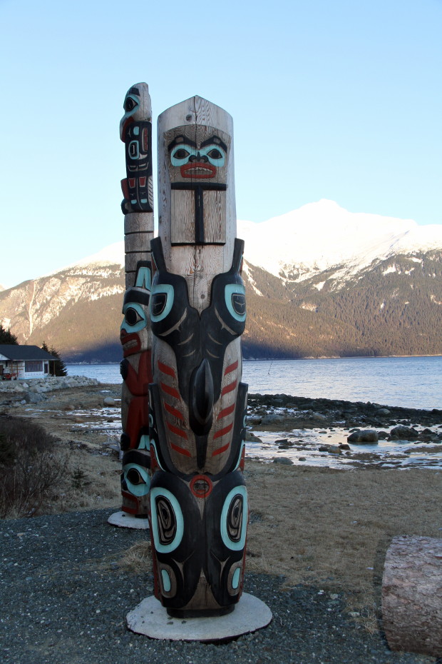 Totem poles in Haines, Alaska