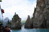 Awesome cliffs in Kenai Fjords, Alaska