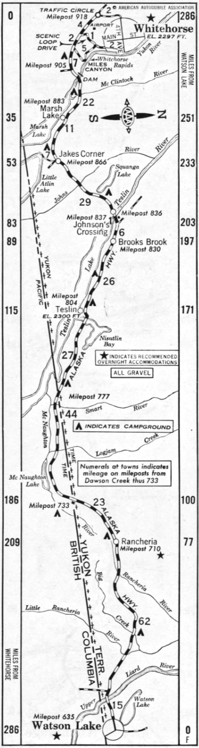 Alaska Highway, 1969