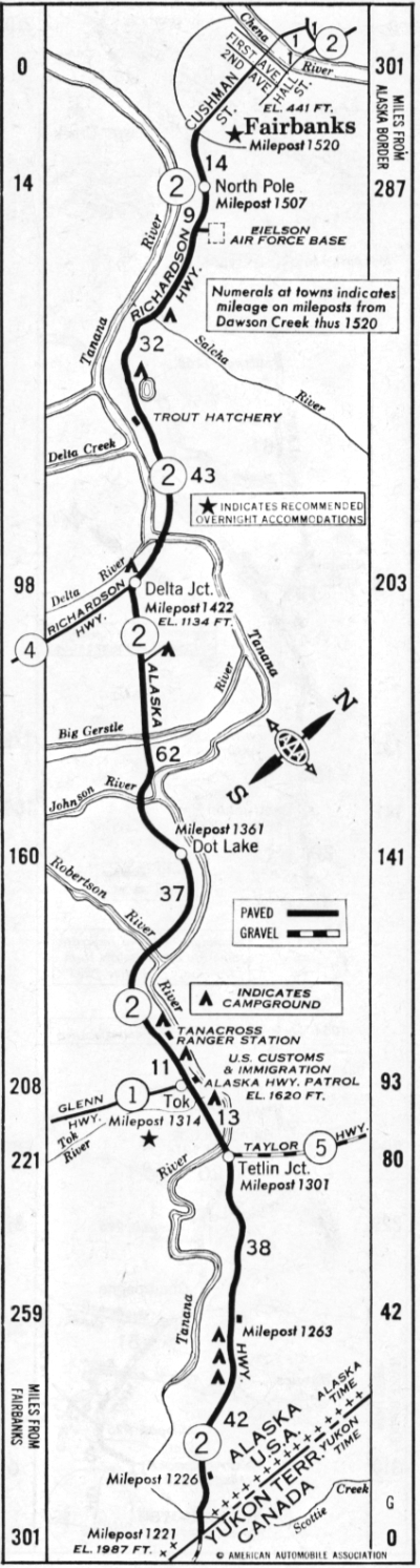 Alaska Highway, 1969