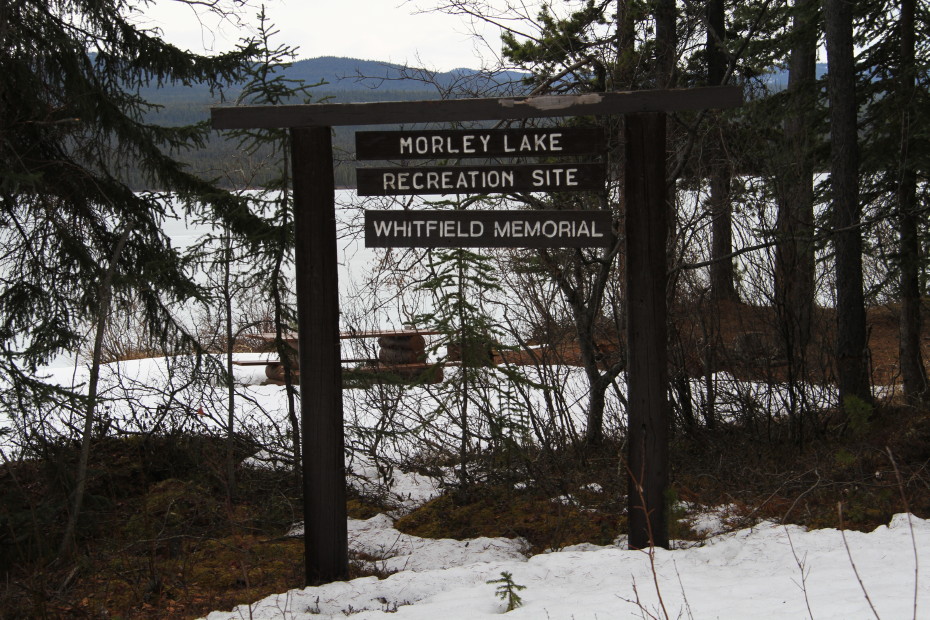 William Whitfield Memorial, Morley Lake, Alaska Highway
