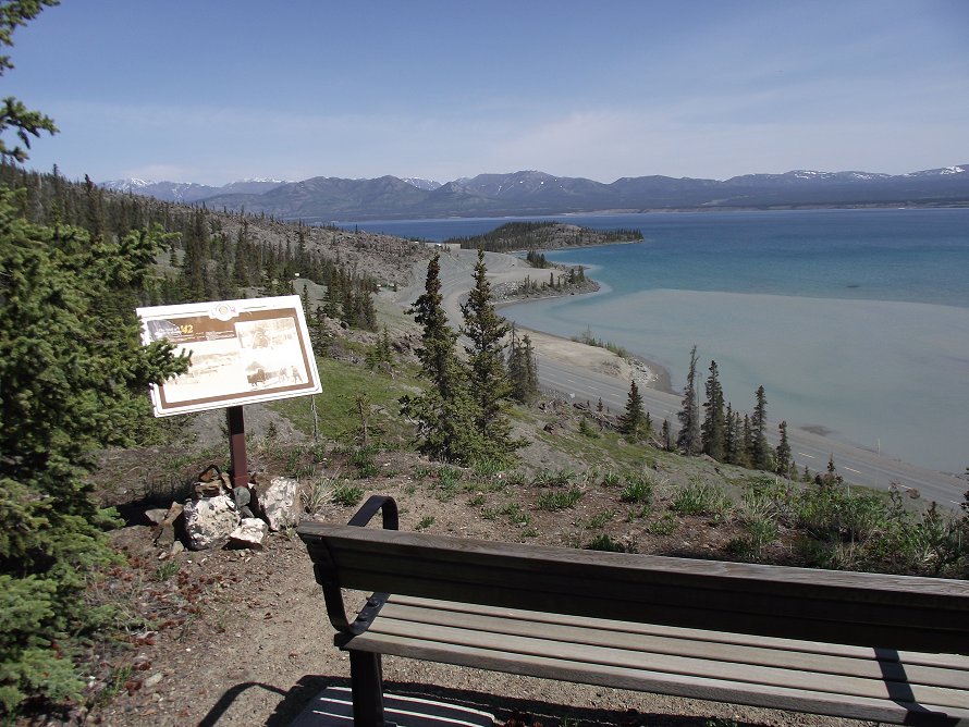 The Soldier's Summit historic hiking trail - Alaska Highway, Yukon