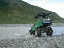 Crossing the West Fork of the Chulitna River