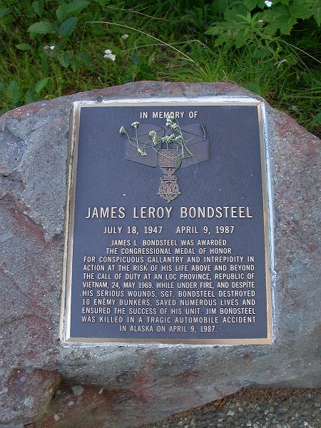 James L. Bondsteel - Alaska Memorial