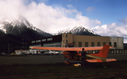 Cessna 172 C-GWDM in Smithers, BC, in 1985