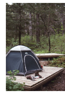 Tenting along the Chilkoot Trail, May 1998