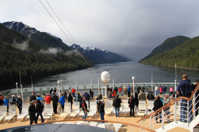 Sailing through Grenville Channel, BC