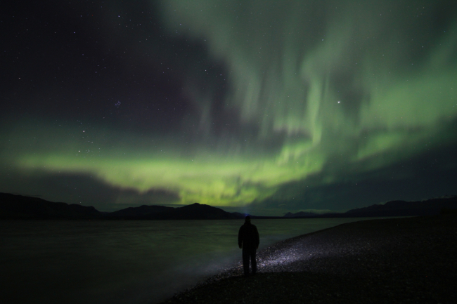 Northern Lights over Kluane Lake, Yukon