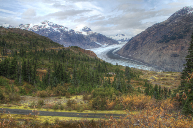 The Salmon Glacier, seen from the Granduc mine road