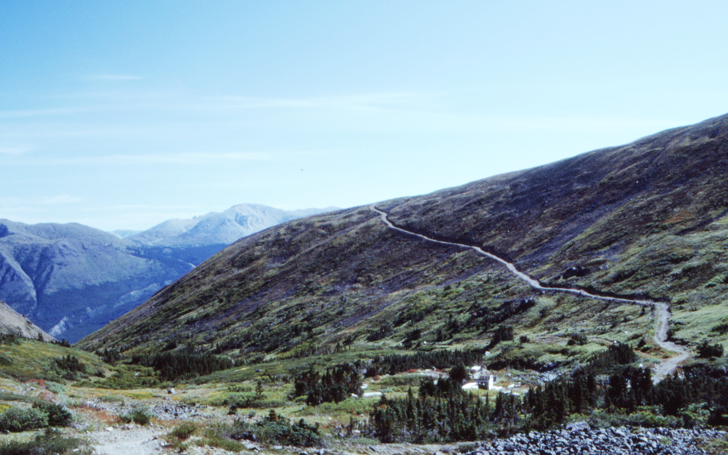 The Uranus claim on Montana Mountain, Yukon.
