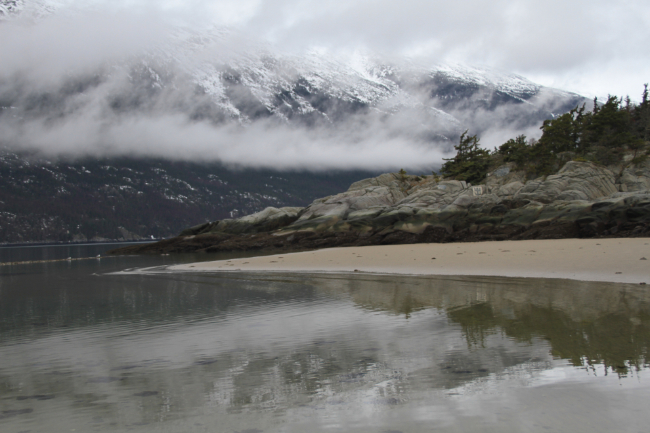 Yakutania Point at Skagway in January
