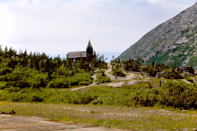 The gold rush town of Bennett, July 1966