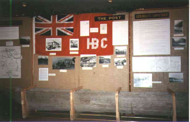 The Hudson's Bay Company trading post display at the Fort St. John - North Peace Museum
