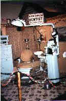 Dr. Szilagyi's dentist office display at the Fort St. John - North Peace Museum, Fort St. John, British Columbia