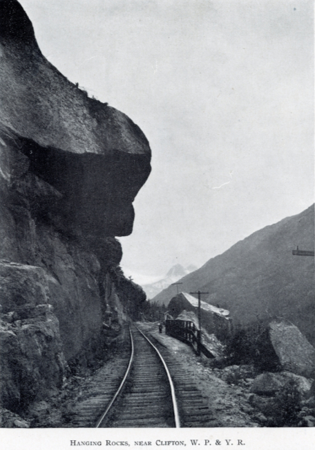 A Yukon Souvenir, 1904 - Hanging Rocks, Near Clifton, W. P. & Y. R.