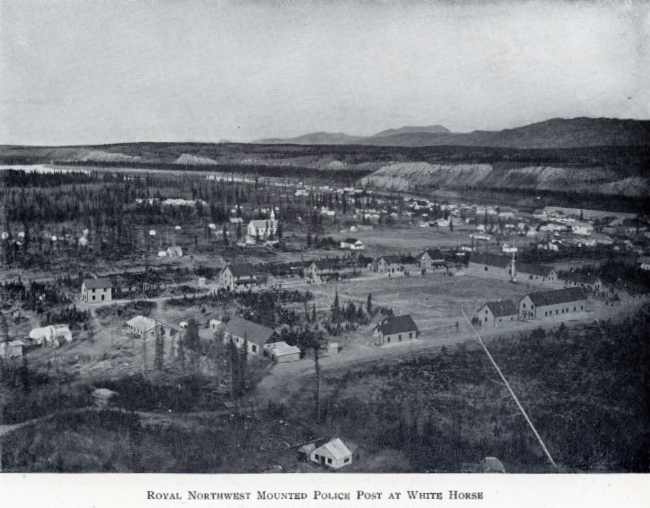 A Yukon Souvenir, 1904 - Royal Northwest Mounted Police Post at White Horse