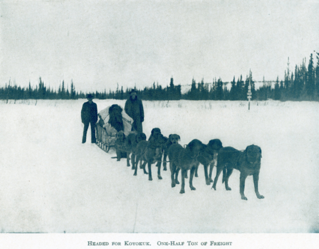 A Yukon Souvenir, 1904 - Headed for Koyokuk, One-Half Ton of Freight