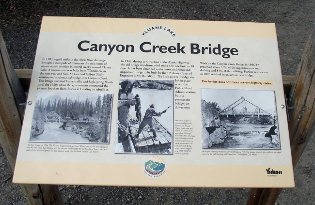 Canyon Creek Bridge, Yukon