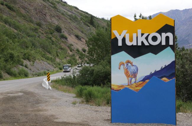 Yukon/BC Border Viewpoint