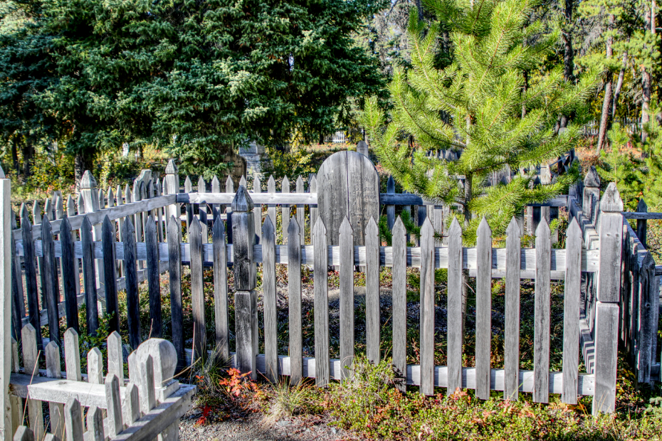 Headboard for William S. 'Billy' Alliott, Atlin Pioneer Cemetery, BC