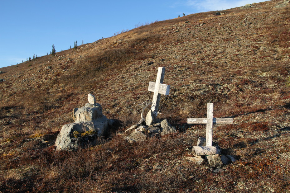 The Yukon wilderness grave of W. E. 'Bill' McMillan