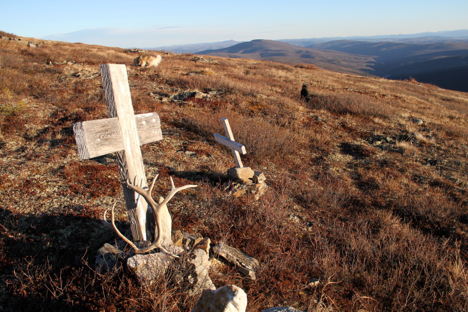 The Yukon wilderness grave of W. E. 'Bill' McMillan