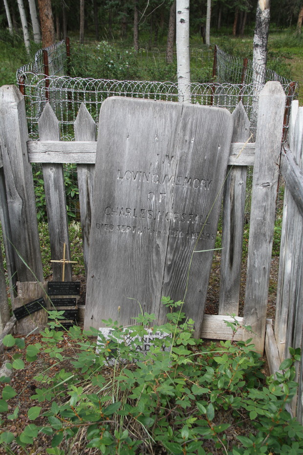 Grave of Charles Horsfall at Fort Selkirk, Yukon