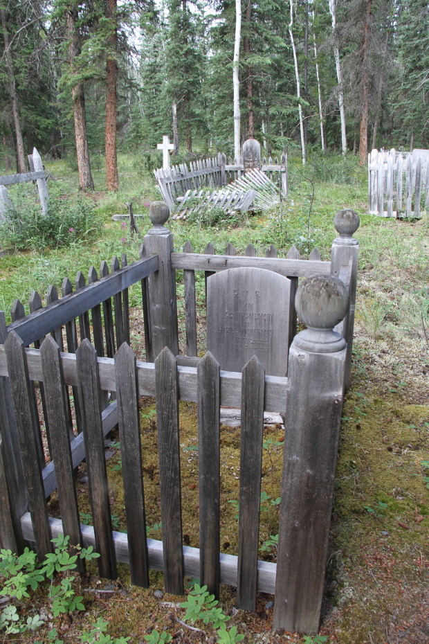 Grave of Hazel McDiarmid at Fort Selkirk, Yukon