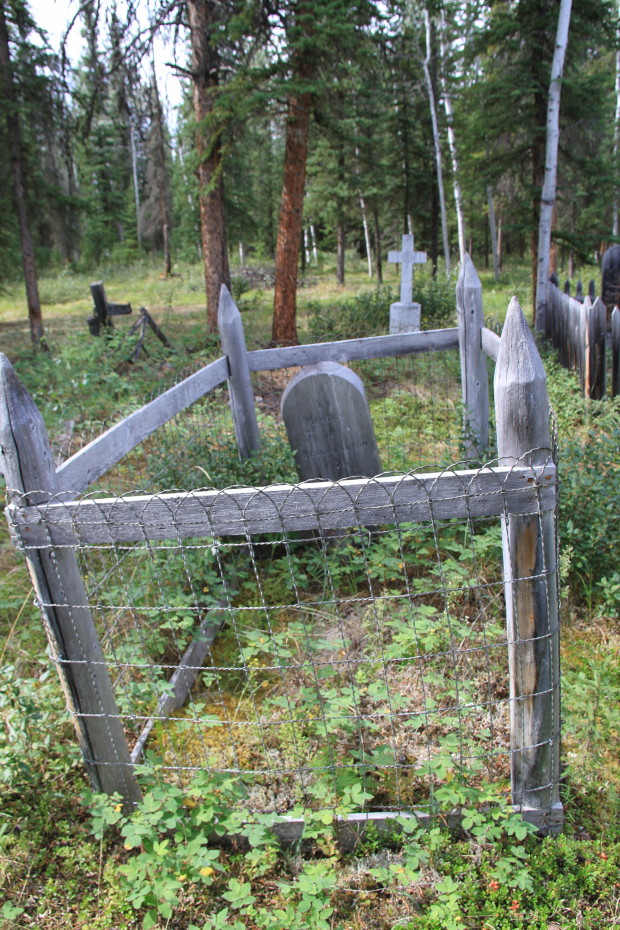 Grave of Peter Oleson at Fort Selkirk, Yukon