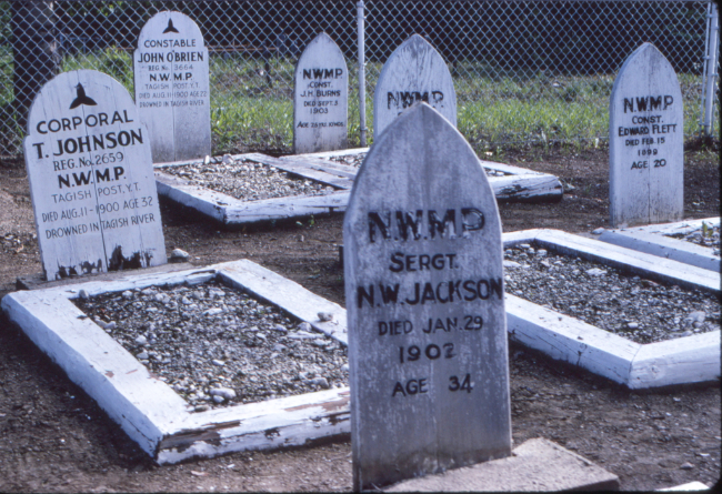 The RCMP Cemetery at Dawson City, Yukon