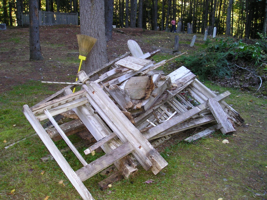 in the Pioneer Cemetery at Skagway, Alaska