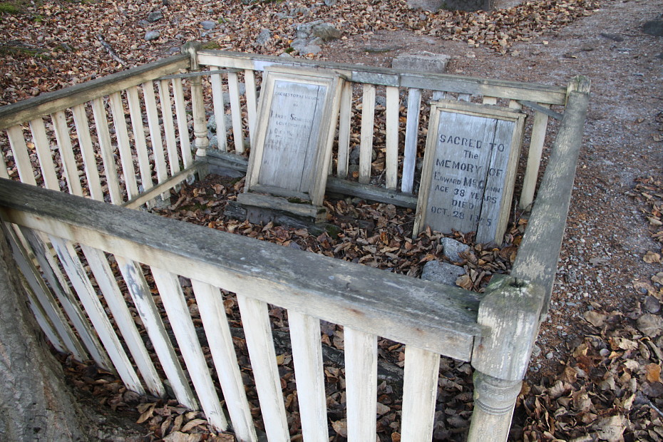 Grave of Edward McCann in the Gold Rush Cemetery at Skagway, Alaska