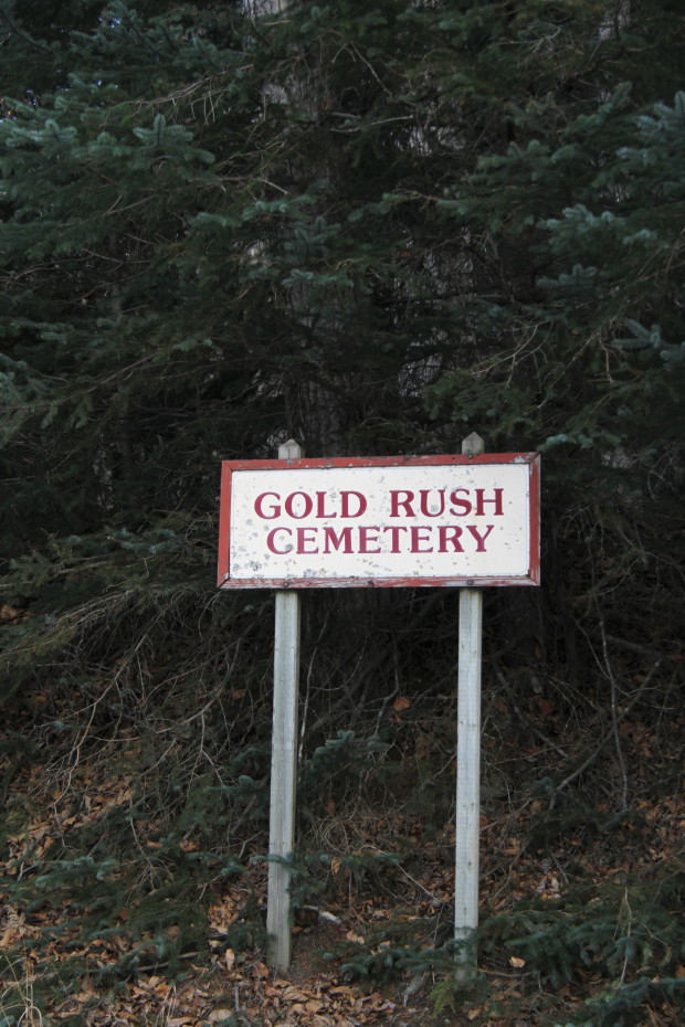 The Gold Rush Cemetery at Skagway, Alaska