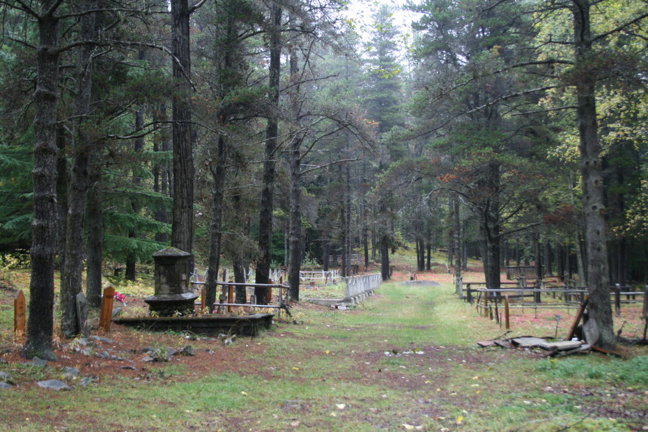 The Pioneer Cemetery at Skagway, Alaska