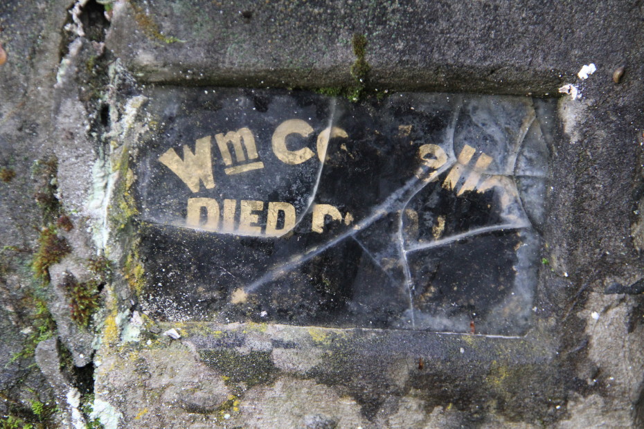 Grave of William Castella (?) in the Pioneer Cemetery at Skagway, Alaska