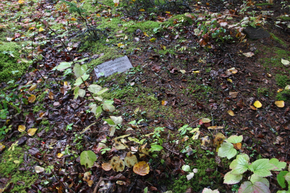 Grave of Ida Theresa Creese in the Pioneer Cemetery at Skagway, Alaska