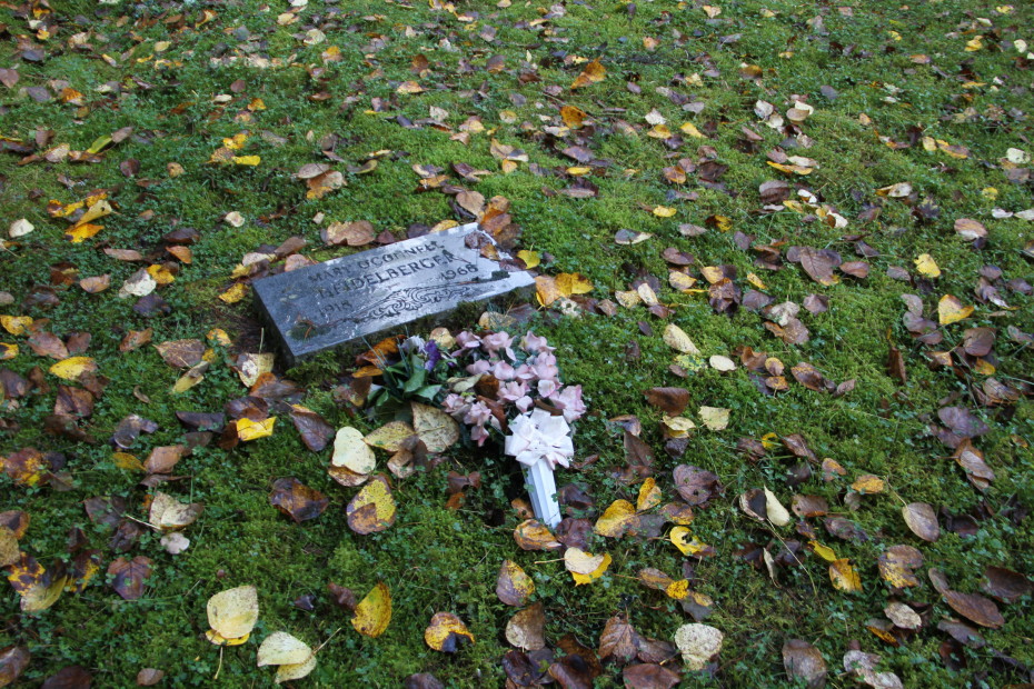 Grave of Mary Agnes O'Connell Heidelberger in the Pioneer Cemetery at Skagway, Alaska
