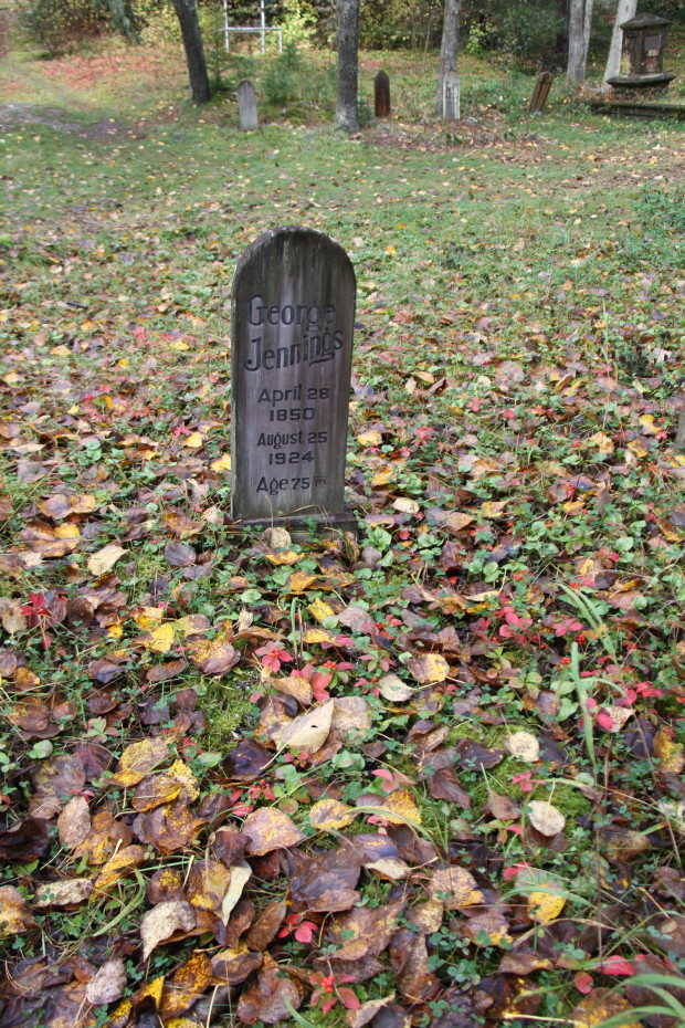 Grave of  in the Pioneer Cemetery at Skagway, Alaska