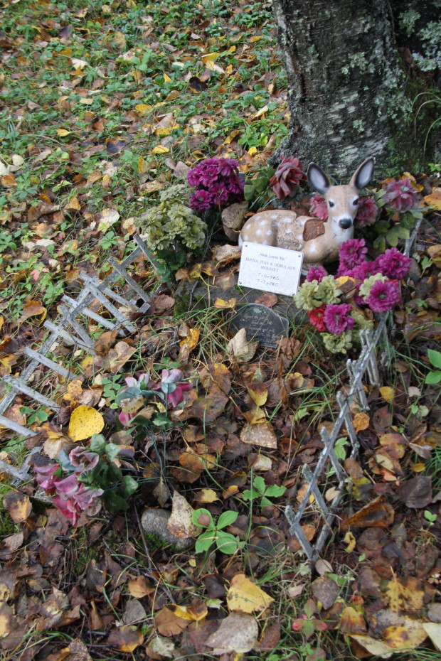 Grave of  in the Pioneer Cemetery at Skagway, Alaska